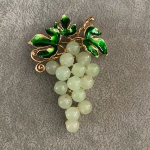 Grapes Brooch